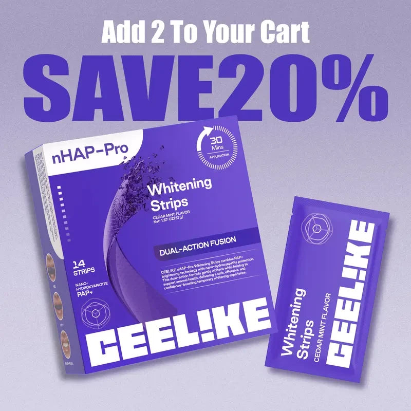 Ceelike Purple Teeth Whitening Strips