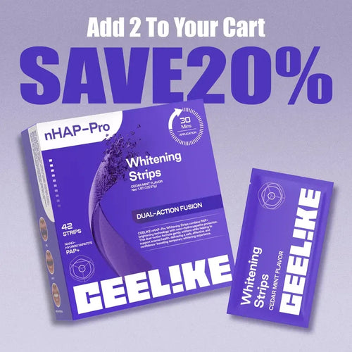 Ceelike Purple Teeth Whitening Strips