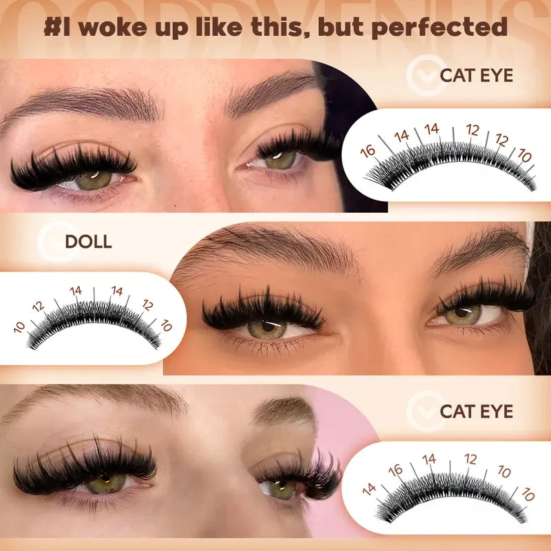 Goddvenus Spiky Manga Lash Clusters