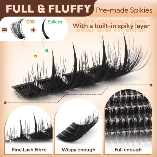Goddvenus Spiky Manga Lash Clusters