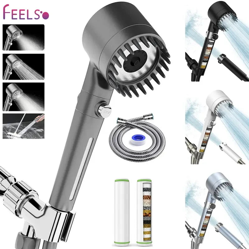 FEELSO High Pressure Handheld Shower Head