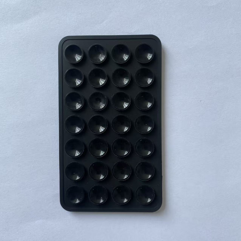 Double-sided silicone suction cup for mobile phone mounting