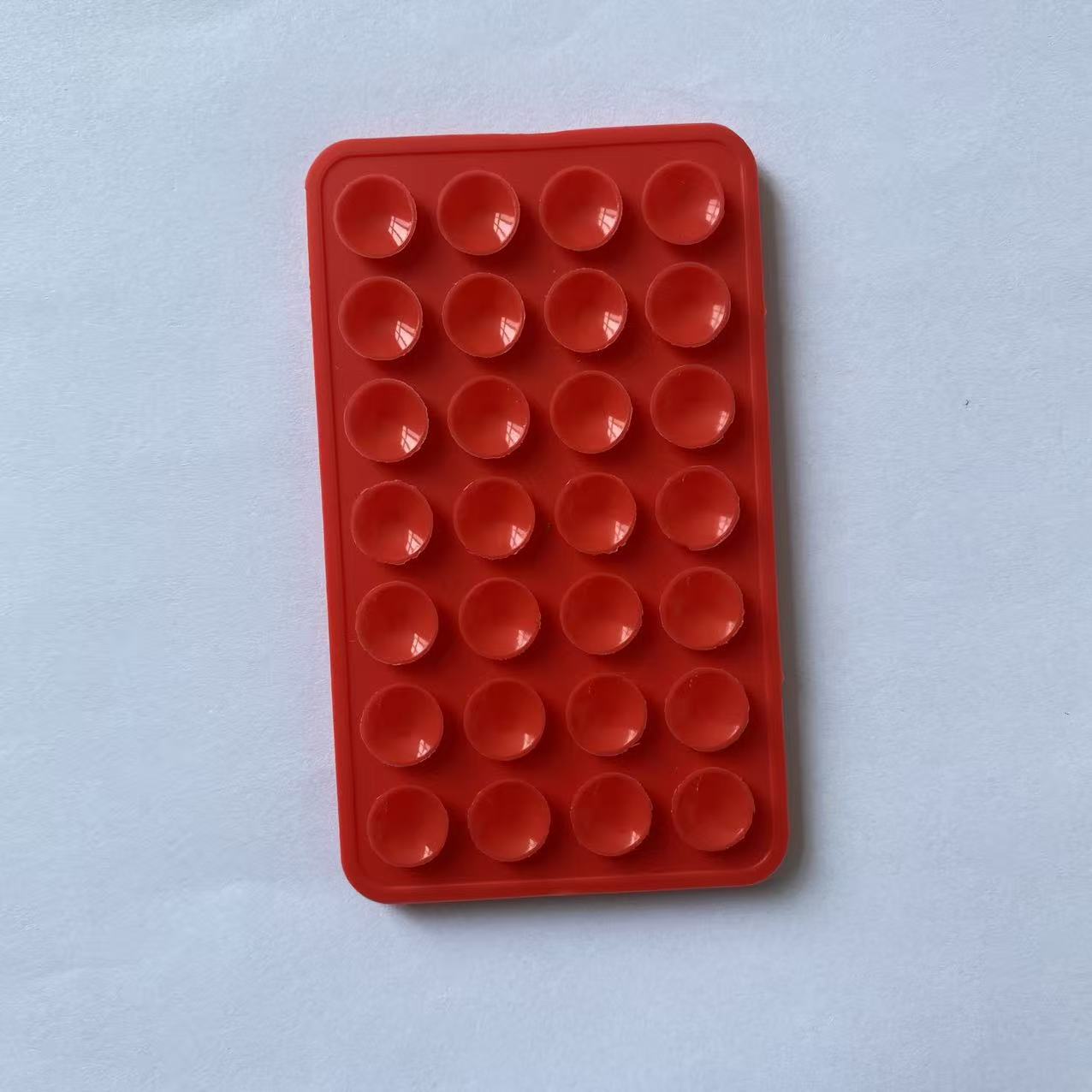 Double-sided silicone suction cup for mobile phone mounting