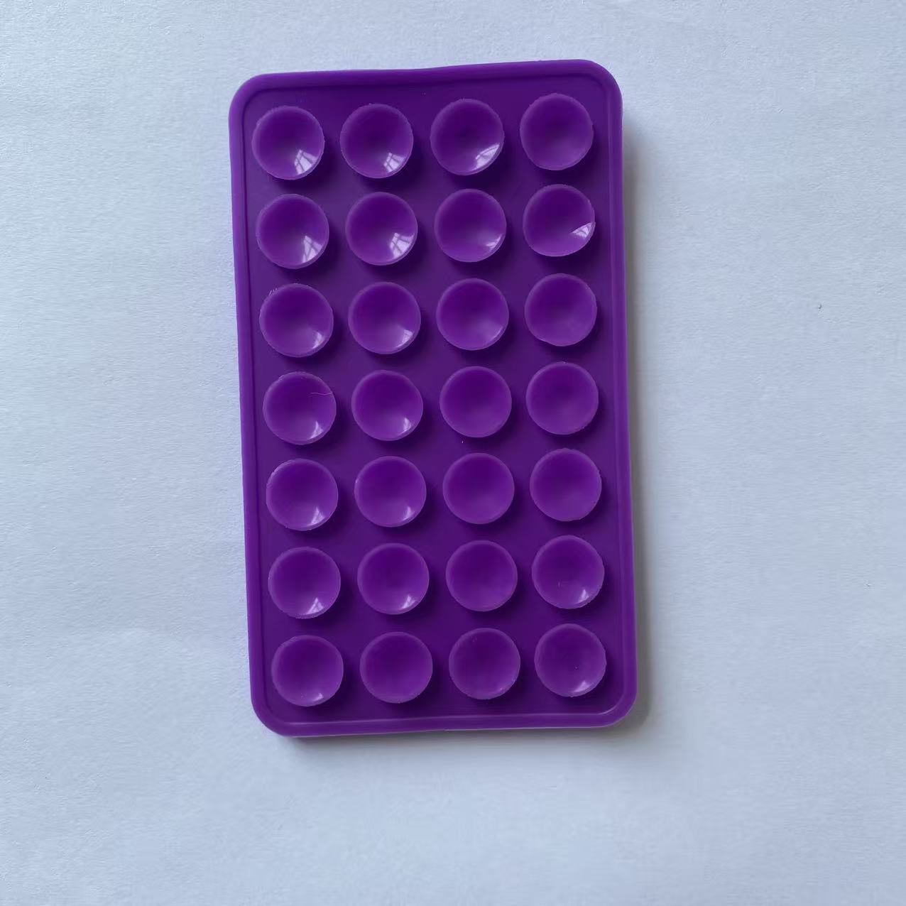 Double-sided silicone suction cup for mobile phone mounting