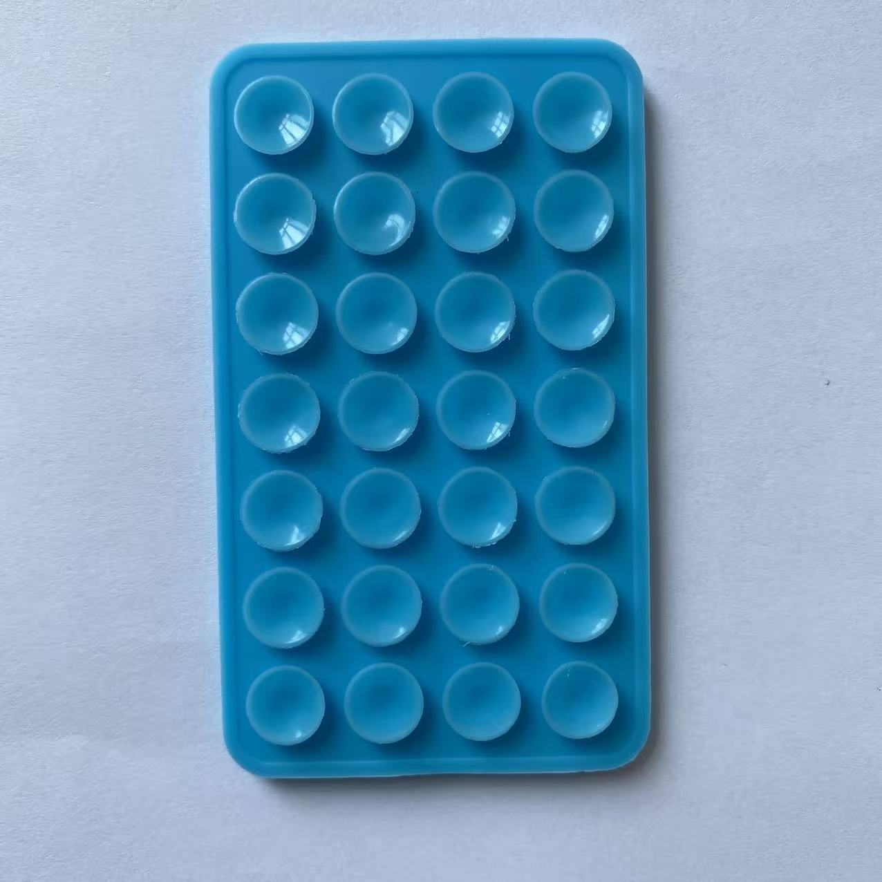 Double-sided silicone suction cup for mobile phone mounting