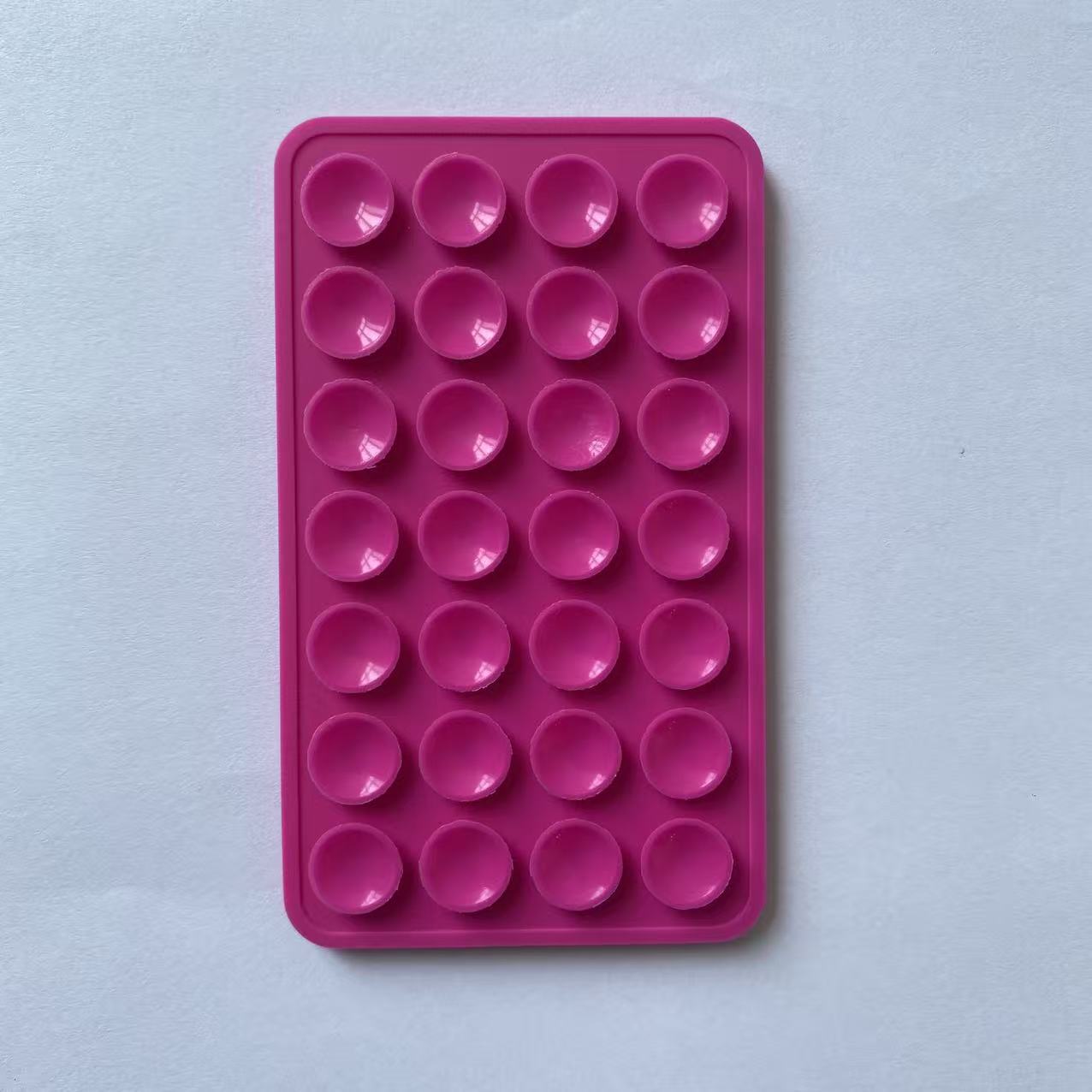 Double-sided silicone suction cup for mobile phone mounting