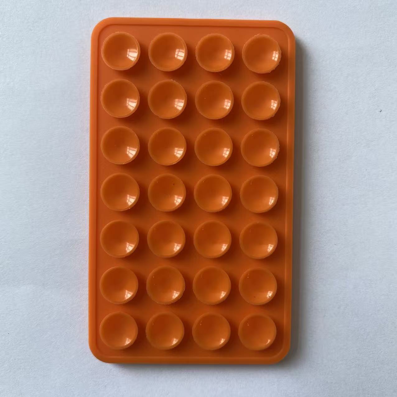 Double-sided silicone suction cup for mobile phone mounting
