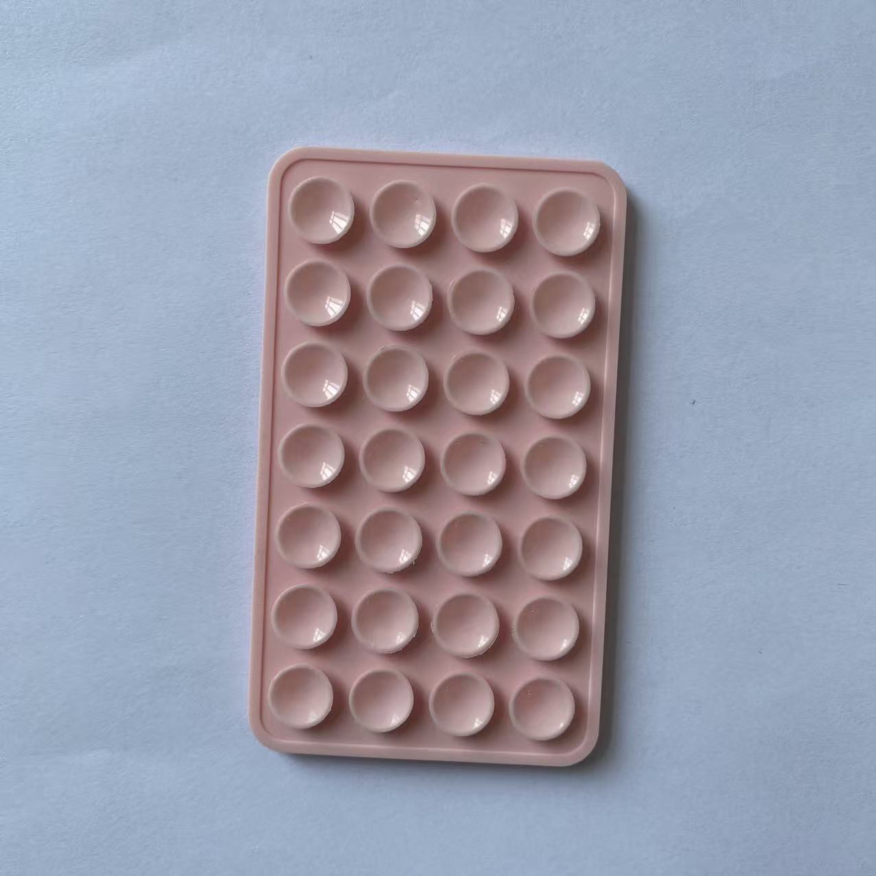 Double-sided silicone suction cup for mobile phone mounting