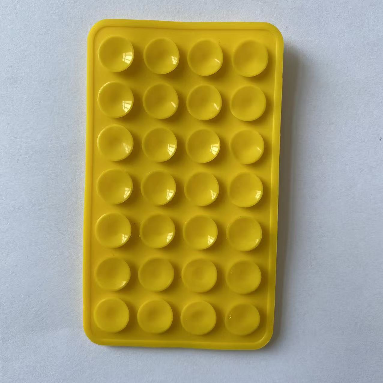 Double-sided silicone suction cup for mobile phone mounting