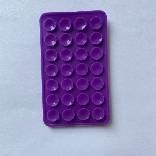 Double-sided silicone suction cup for mobile phone mounting