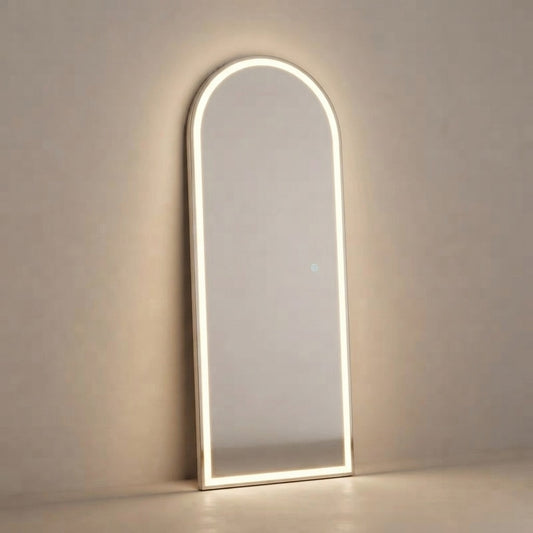 Miroir LED pleine longueur sur pied